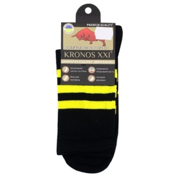 Kronos XXI Demi-Season Socks s.40-43 Black - buy, prices for MegaMarket - photo 1