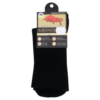 Носки Kronos XXI Модал р.43-47 черный - купить, цены на - фото 1