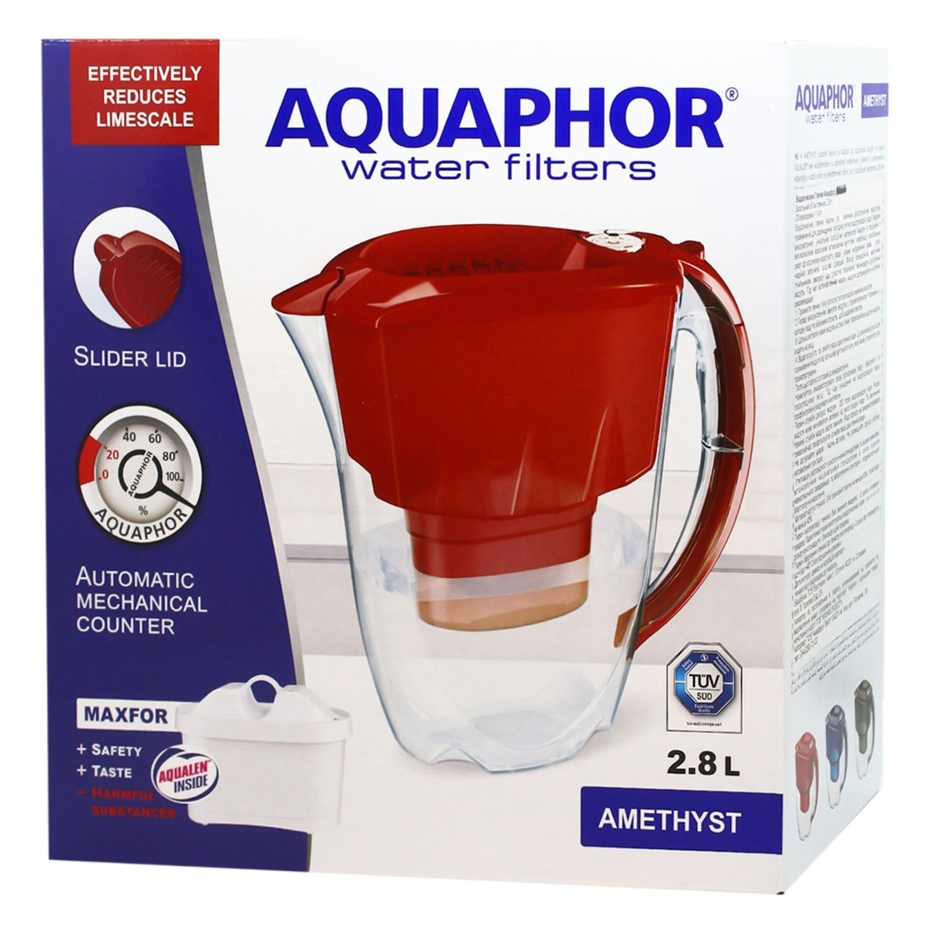 

Фильтр для воды Aquaphor кувшин аметист 2,8л
