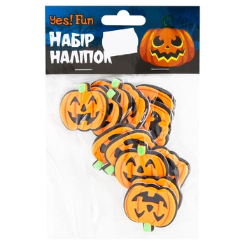 Yes! Fun Halloween Sticker Merry Pumpkins 12pcs - buy, prices for MegaMarket - photo 1