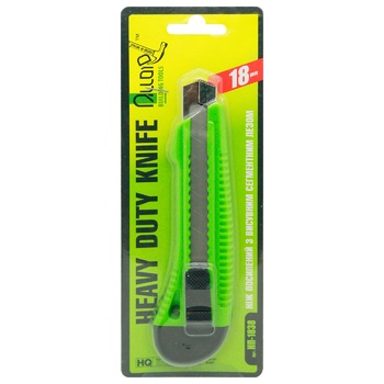 Alloid Reinforced Plastic Knife with Retractable Blade 18mm - buy, prices for MegaMarket - photo 1