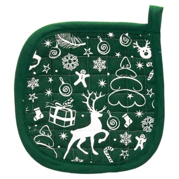 Home Line Potholder cotton 20x20cm green - buy, prices for - photo 3