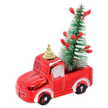 Stolyar Red Car Christmas Decoration 10х11х5cm - buy, prices for - photo 1