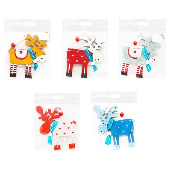 Decorative Bright Deer Hanging 10*12cm