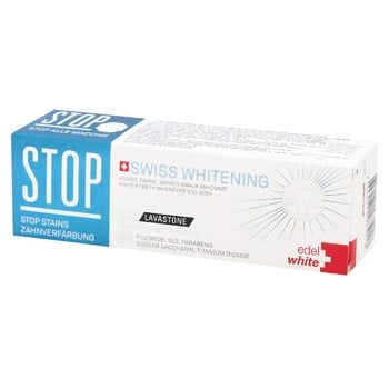 Edel White Stop Stains Toothpaste to Remove Stains 75ml - buy, prices for - photo 3