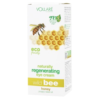 Vollare Regenerating Eye Cream Honey + Poppy Oil 15ml - buy, prices for - photo 1