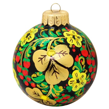Folk Art Decoration Christmas Ball 100mm - buy, prices for MegaMarket - photo 6