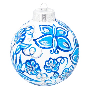 Folk Art Decoration Christmas Ball 100mm - buy, prices for MegaMarket - photo 4