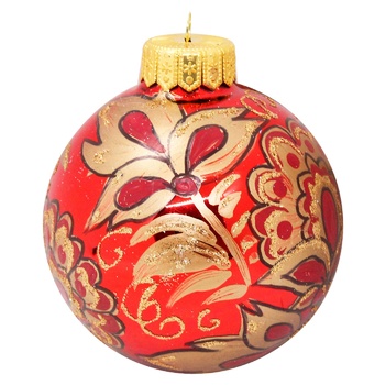 Прикраса Куля ялинкова Народна творчість 100мм - купити, ціни на МегаМаркет - фото 2