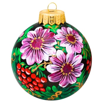 Прикраса Куля ялинкова Народна творчість 100мм - купити, ціни на МегаМаркет - фото 7