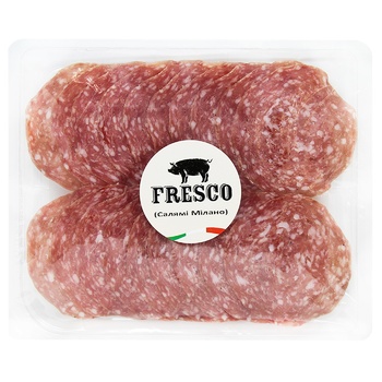 Ковбаса салямі Fresco Мілано нарізка 100г - купити, ціни на - фото 1