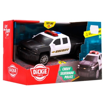 Іграшка Dickie Toys Авто поліцейський Чеві Сільверадо 15см - купити, ціни на МегаМаркет - фото 2