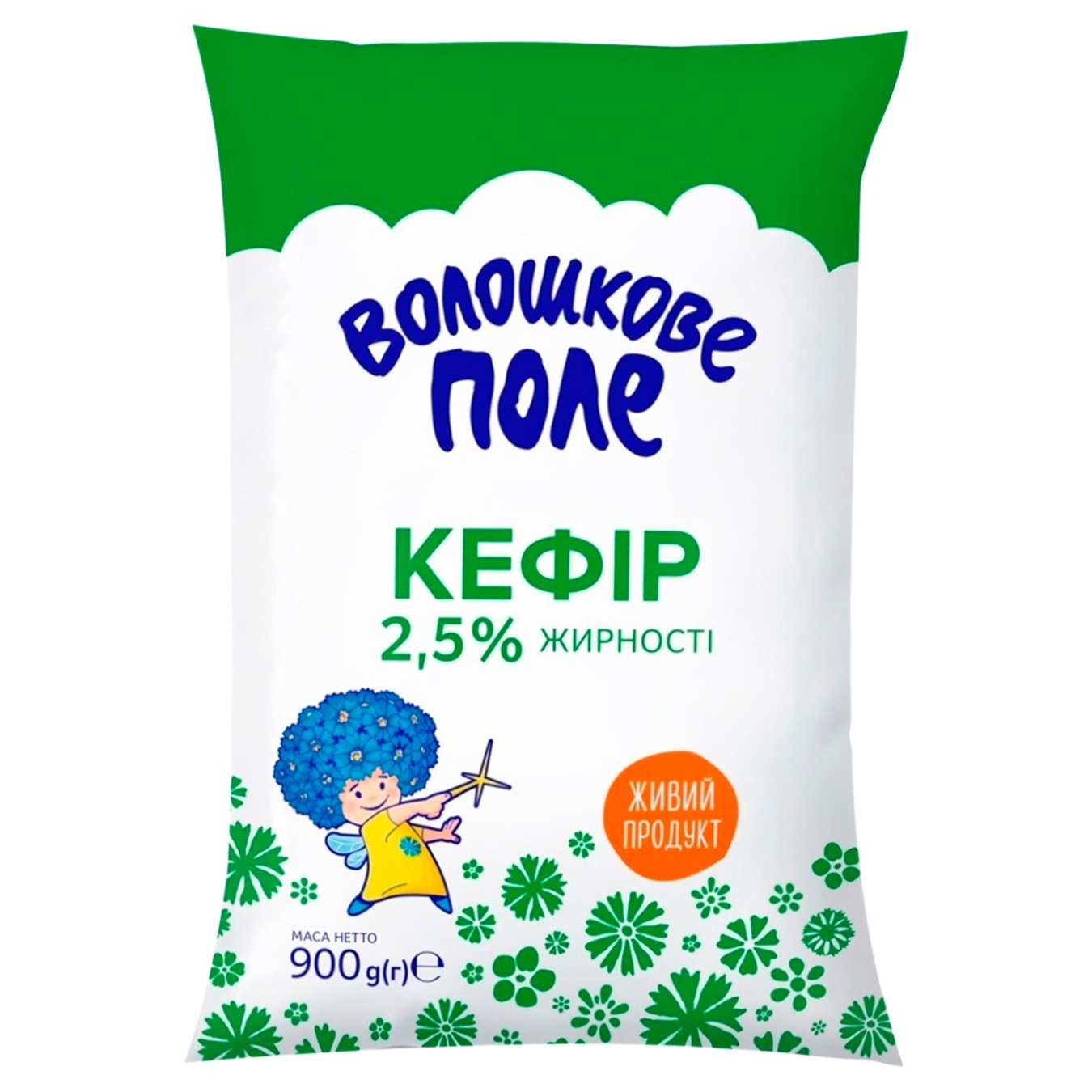

Кефир Волошкове поле 2,5% п/э 900г