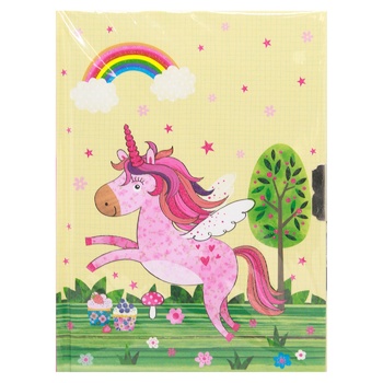 Malevaro Unicorn Children's Notebook 178x133mm 56 sheets - buy, prices for MegaMarket - photo 1