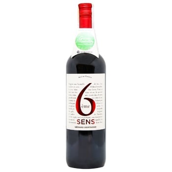 Gerard Bertrand 6eme Sens Red Dry Wine 14% 0.75l - buy, prices for MegaMarket - photo 1