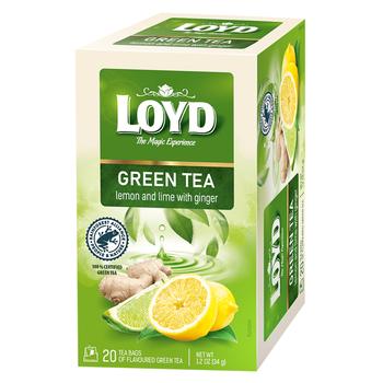 Loyd Green Tea with Lime Lemon and Ginger 1.7g*20pcs