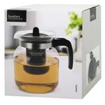 Excellent Houseware Black Teapot with Tea Infuser 1.5l