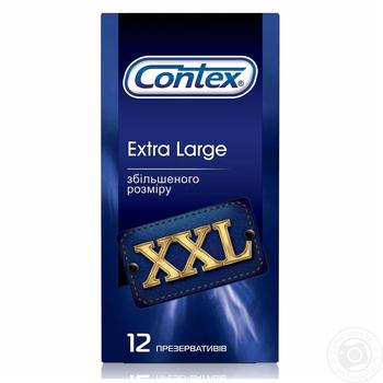 Презервативи Contex Extra Large збільшеного розміру 12шт - купити, ціни на - фото 1