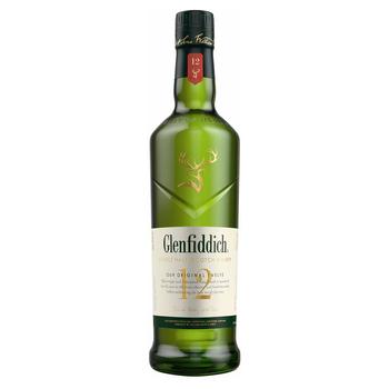 Виски Glenfiddich 12 лет 40% 0,5л - купить, цены на Cупермаркет "Харьков" - фото 1