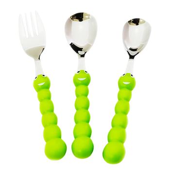 Fissman Caterpillar Cutlery Set for Babies 3 items - buy, prices for Vostorg - photo 2