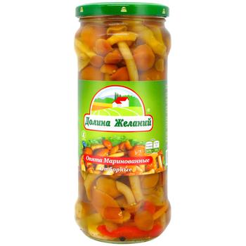 Dolina Jelaniy Pickled Honey Mushrooms 580ml - buy, prices for Vostorg - photo 1