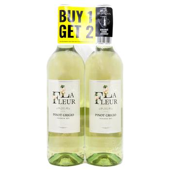 Peter Mertes La Fleur Pinot Grigio White Dry Wine 11% 2х0.75l - buy, prices for Za Raz - photo 1