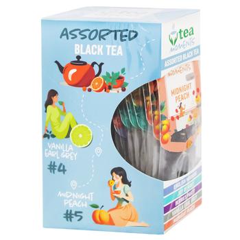 Набор чая Tea Moments Ассорти черного чая 33,6г 15шт - купить, цены на Auchan - фото 1