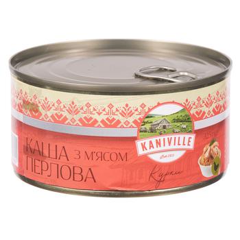 Kaniville Pearl Barley Porridge with Chicken Meat 325g - buy, prices for Tavria V - photo 1