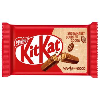 Батончик NESTLÉ® KITKAT® в молочному шоколаді 41,5г - купити, ціни на Ідеал - фото 1