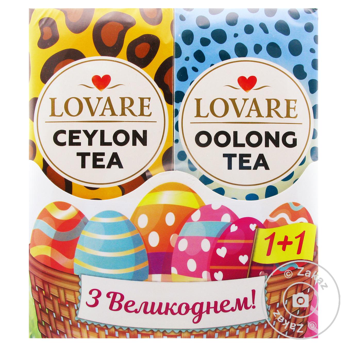 

Чай Lovare Ceylon tea 24х2г + Oolong tea 24х1,5г