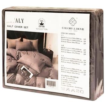 Colorful Home Family Stripe Bedding Set in Assortment - buy, prices for Vostorg - photo 4