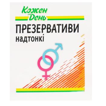 Kozhen Den Ultra Thin Condoms 3pcs - buy, prices for Auchan - photo 1