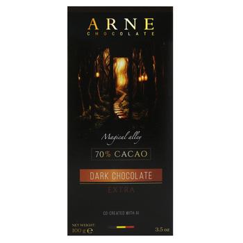 Шоколад черный Arne Extra какао 70% 100г
