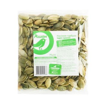 Auchan Peeled Dried Pumpkin Seeds 75g - buy, prices for Auchan - photo 1