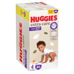 Підгузки extra care бокс 4 (9-14 кг) Huggies 80шт