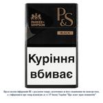 Parker&Simpson Black Cigarettes