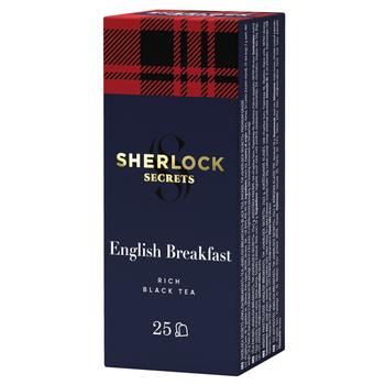 Чай черный Sherlock Secrets English Breakfast 2г*25шт