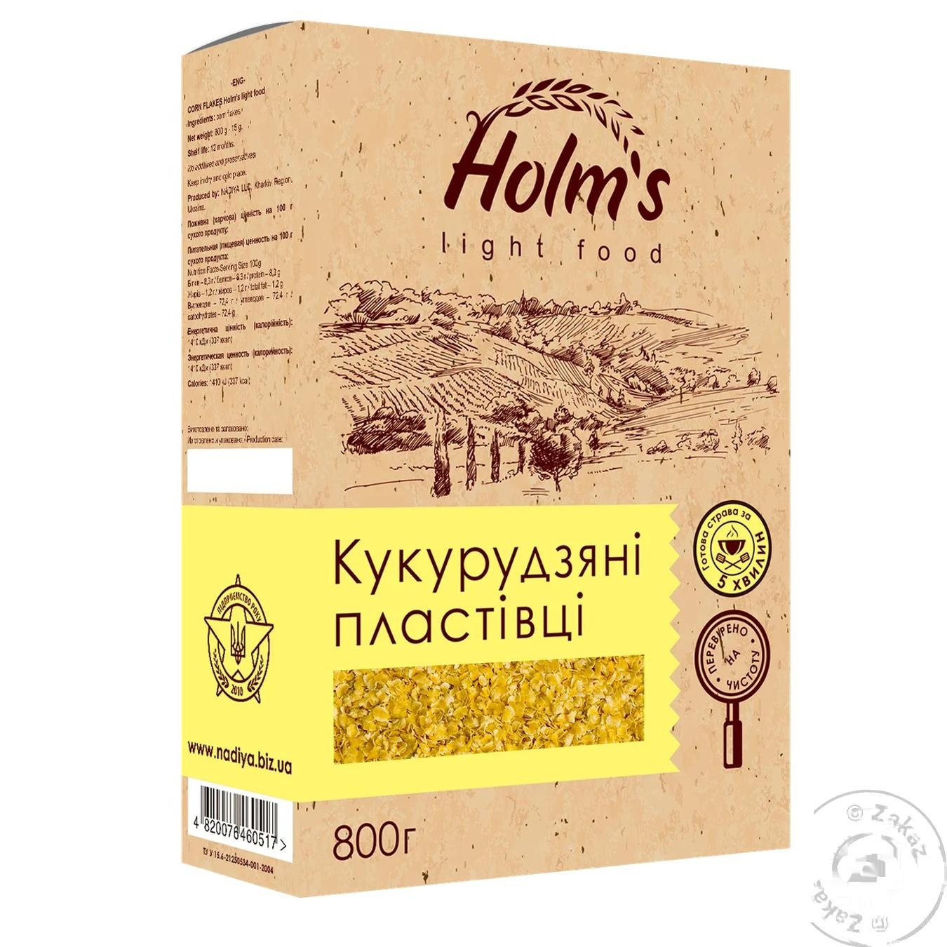 

Хлопья кукурузные Holm's 800г