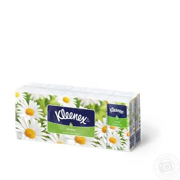 Носовые платочки Kleenex Camomile купить, цены на МегаМаркет - фото 1