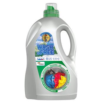 Гель для стирки Wash&Free Горная свежесть универсальный 5л