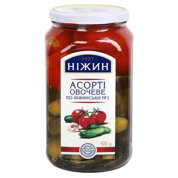 Nizhyn №1 Po-Nizhynsky Assorted Vegetables 920g - buy, prices for NOVUS - photo 1