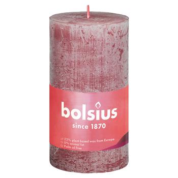 Свеча Bolsius рустик коричневая замша 100/50 - купить, цены на - фото 1