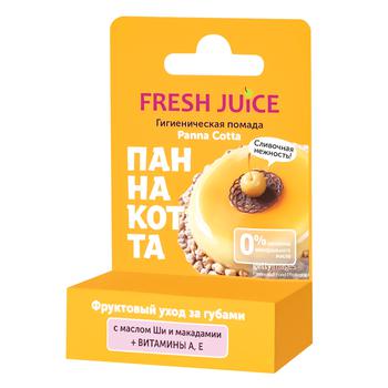 Гигиеническая помада Fresh Juice Panna Cotta 3,6г