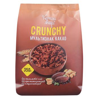 Korysna Zvychka Multigrain Crunch with Cocoa 350g - buy, prices for Tavria V - photo 1