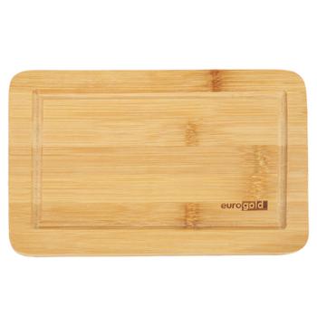 Eurogold Bamboo Cutting Board 38x25.5x1.4cm - buy, prices for Tavria V - photo 1