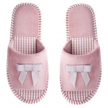 Тапочки Twins домашние женские велюровые персиковые 36/37р - купить, цены на Восторг - фото 2