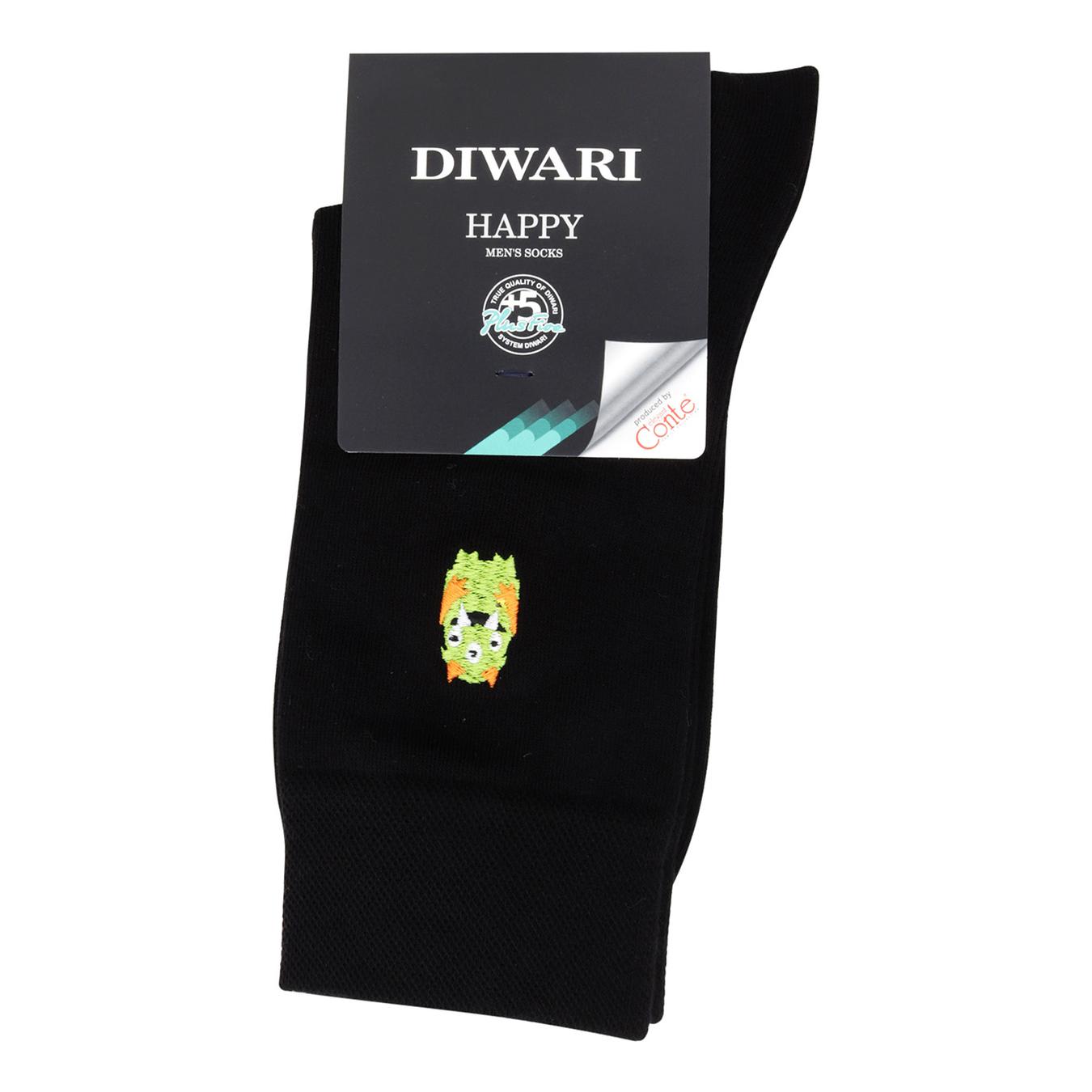

Шкарпетки чоловічі DiWaRi Happy 20С-36СП 516 чорний розмір 25