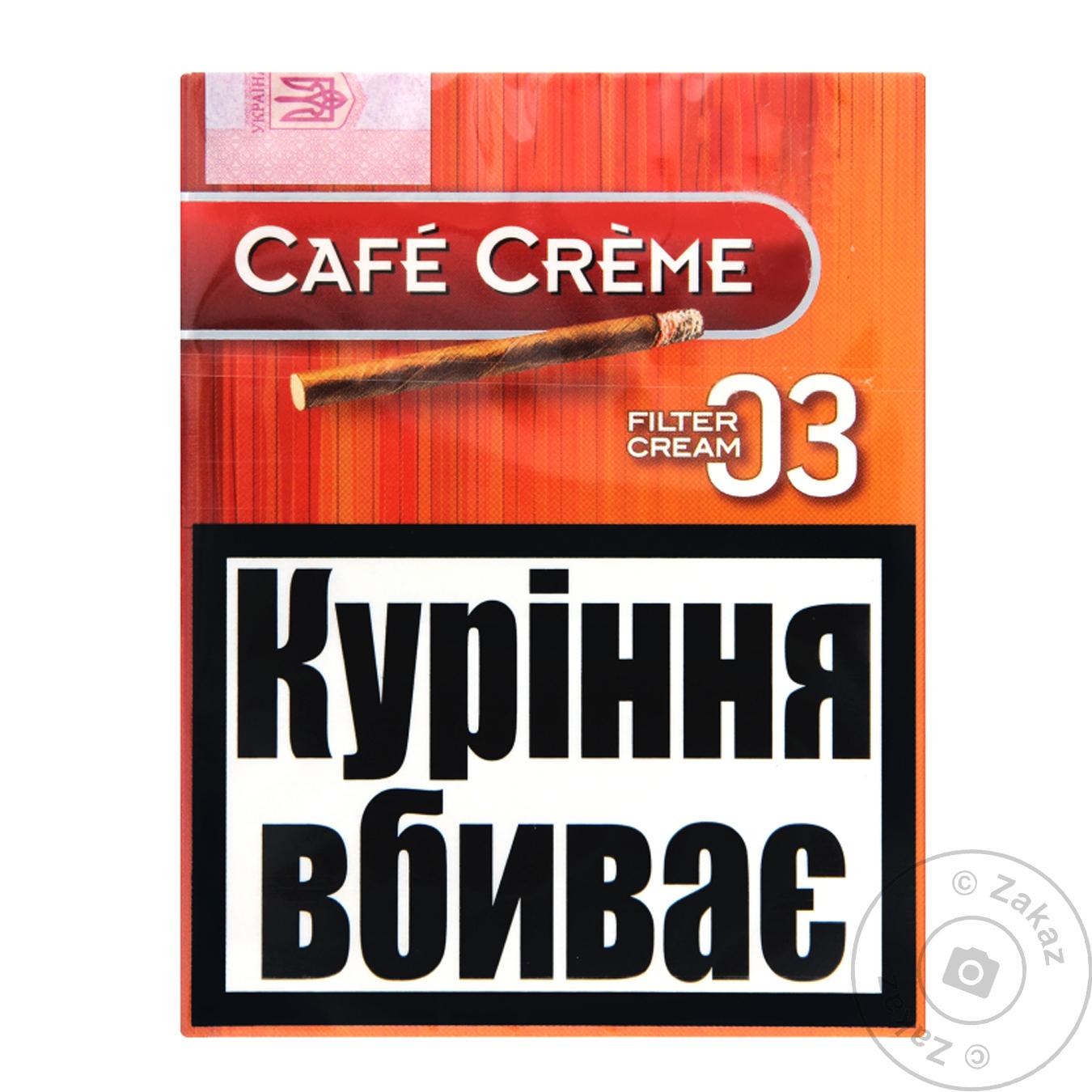 

Сигары Cafe Creme filtre cream 8шт