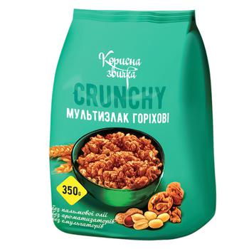 Korysna Zvychka Multigrain Nutty Crunches 350g