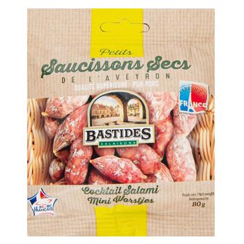Колбаса Bastides Cалями коктейльные 80г - купить, цены на WINETIME - фото 1